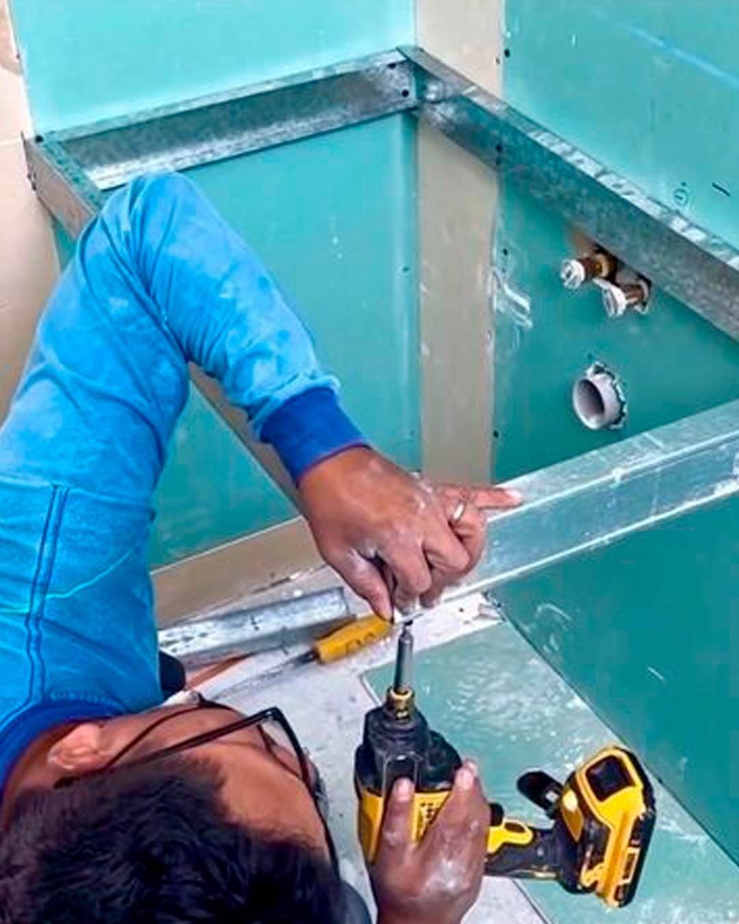 Drywall installation process involves a series of steps that include preparation, measuring and cutting drywall, installation of drywall, filling gaps and joints, sanding, texturing and painting.